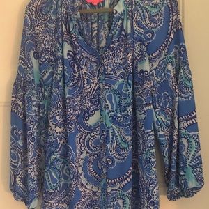 Lilly Pulitzer blouse size medium